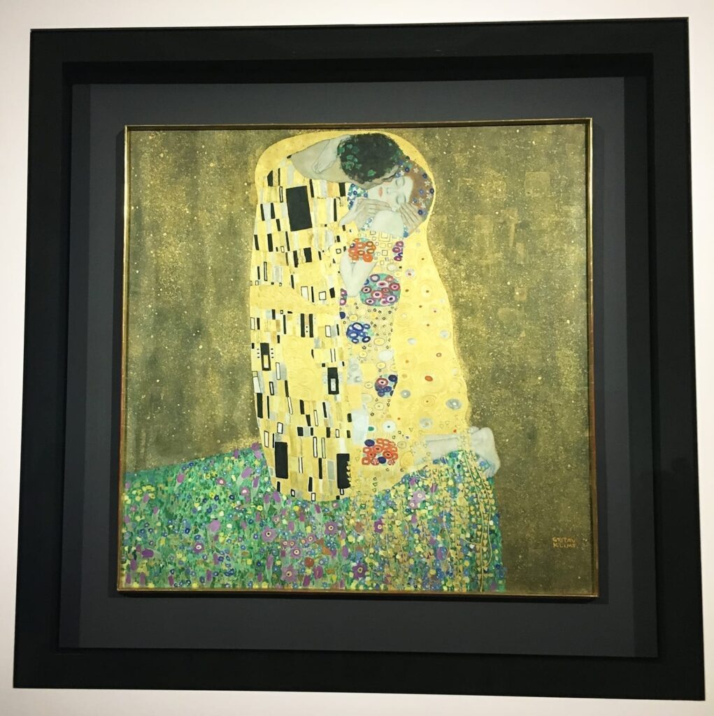 2-Day Vienna Itinerary: How to Spend a Weekend in Austria's Capital + Map 16 Gustav Klimt The Kiss Painting at Belvedere Palace