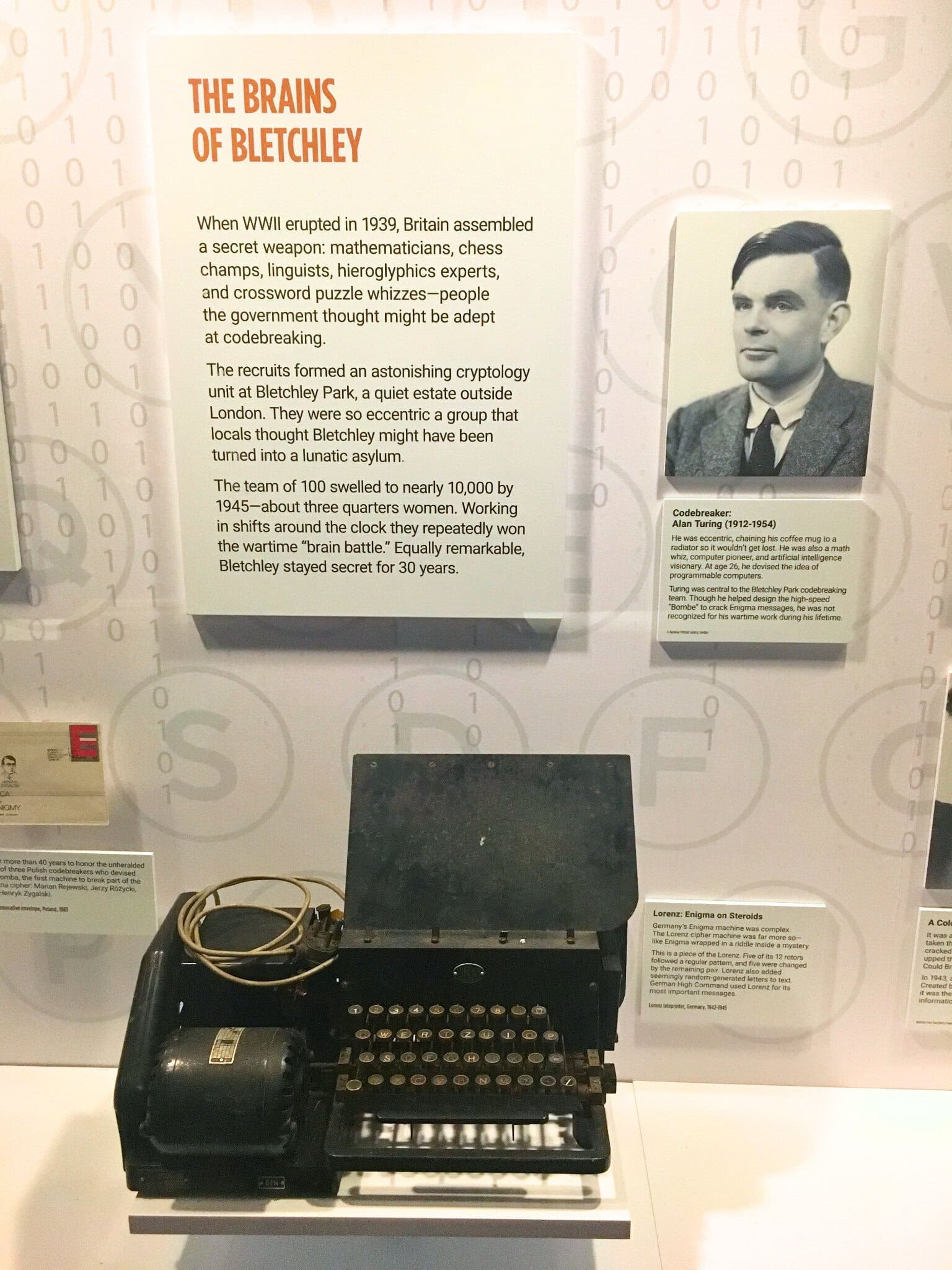 International Spy Museum: Ultimate Guide to DC's Top Secret Attraction 12 The Brains of Bletchley Alan Turing Machine at the International Spy Museum in Washington DC