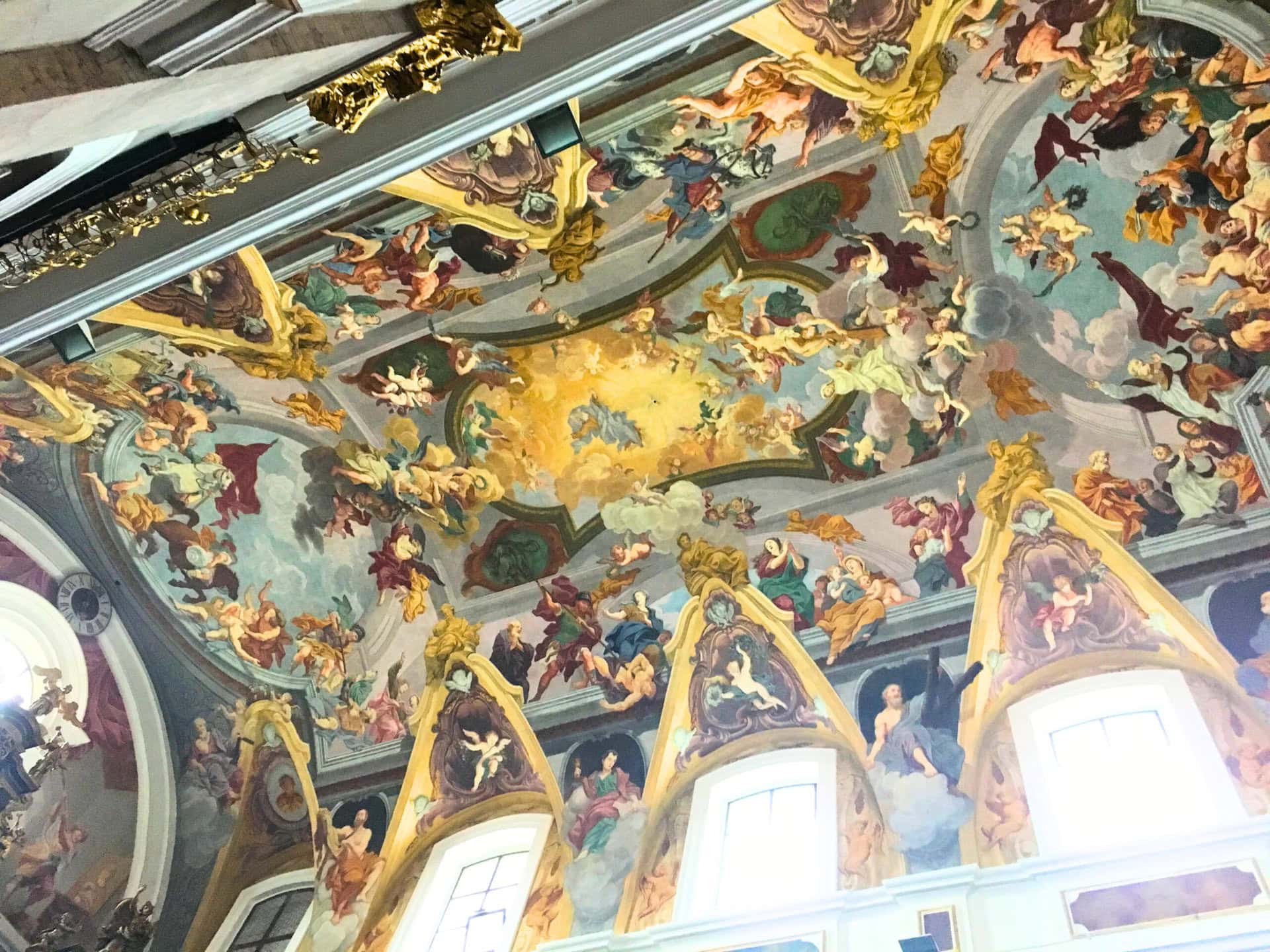 How to Spend a Day in Ljubljana: How I Embraced My Slovenian Heritage 8 ceiling ljubljana cathedral slovenia