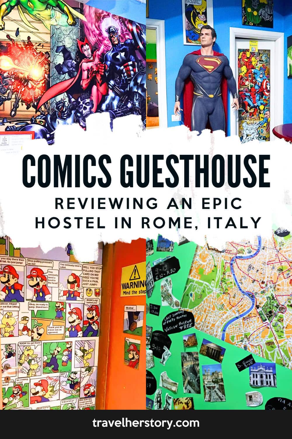 Reviewing Comics Guesthouse Roma as a Fan: Is It the Best Hostel in Rome, Italy? 16 Comics Guesthouse, Reviewing an Epic Hostel in Rome Italy