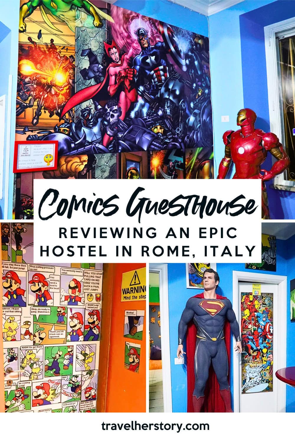 Reviewing Comics Guesthouse Roma as a Fan: Is It the Best Hostel in Rome, Italy? 15 Comics Guesthouse, Reviewing an Epic Hostel in Rome Italy