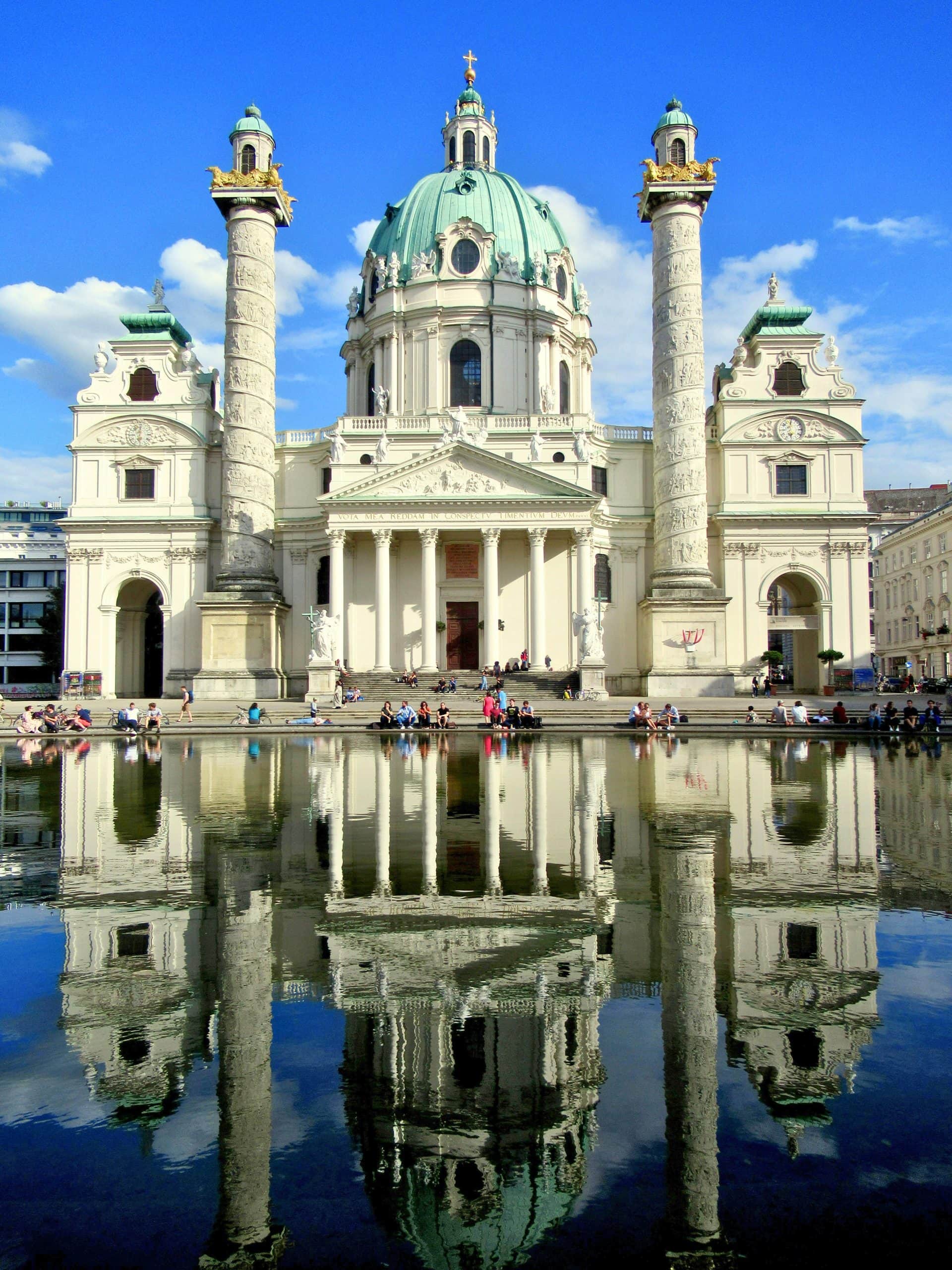 2-Day Vienna Itinerary: How to Spend a Weekend in Austria's Capital + Map 18 Karlskirche St Charles Church in Vienna Austria