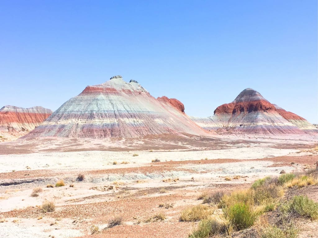 How to Plan an American Southwest National Parks Road Trip (for Non-Hikers) 20 painted desert hills petrified forest national park arizona