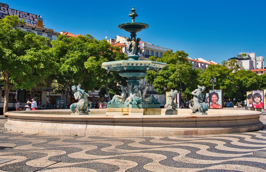 3-Day Lisbon, Portugal Itinerary: A Budget-Friendly Plan + Map 27 Praça do Rossio in Lisbon Portugal
