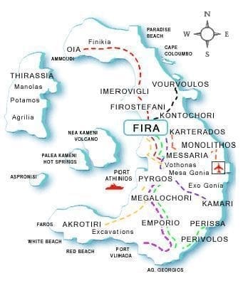 Santorini, Greece Travel Guide: Essential Tips for First-Time Visitors 7 Map of KTEL Buses in Santorini Greece