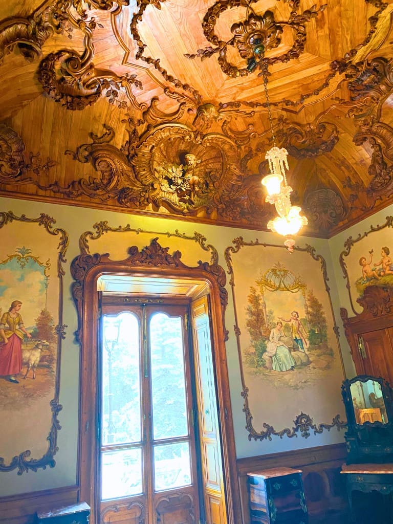 The Top Things to Do in Sintra: 5 Stunning Palaces You Need to See 31 carved wooden ceiling quinta da regaleira sintra
