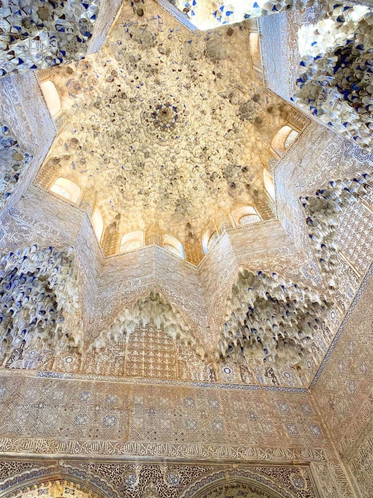 Is Granada, Spain, Worth Visiting? Yes, Here's How I Took a Day Trip 31 ceiling hall abencerrajes alhambra granada