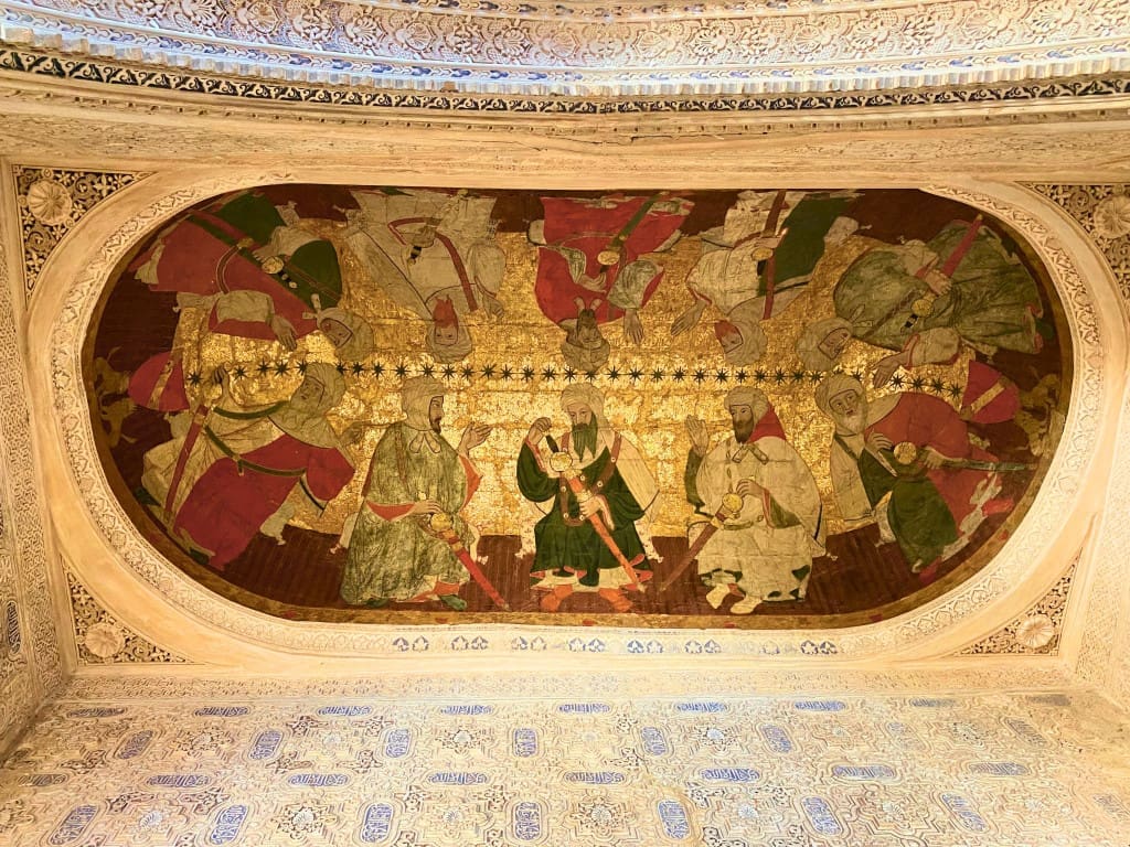 Is Granada, Spain, Worth Visiting? Yes, Here's How I Took a Day Trip 36 ceiling mural hall kings nasrid palaces alhambra granada