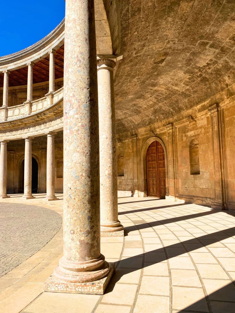 Is Granada, Spain, Worth Visiting? Yes, Here's How I Took a Day Trip 29 circular courtyard palace charles v alhambra granada