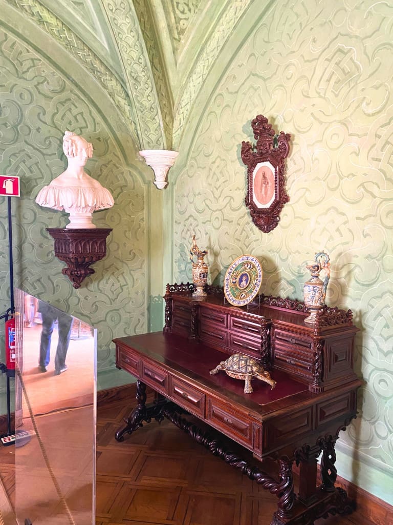 The Top Things to Do in Sintra: 5 Stunning Palaces You Need to See 12 green room pena palace sintra portugal