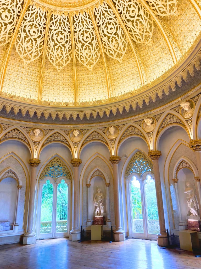 The Top Things to Do in Sintra: 5 Stunning Palaces You Need to See 27 music room dome monserrate palace sintra