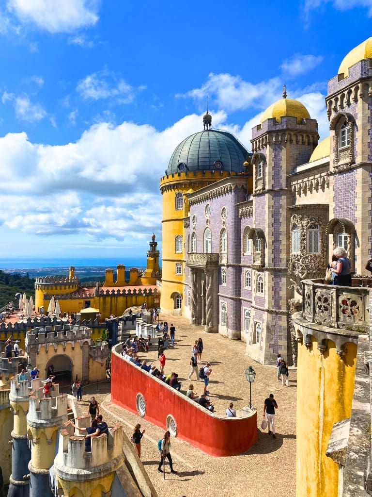The Top Things to Do in Sintra: 5 Stunning Palaces You Need to See 9 people exterior pena palace sintra portugal