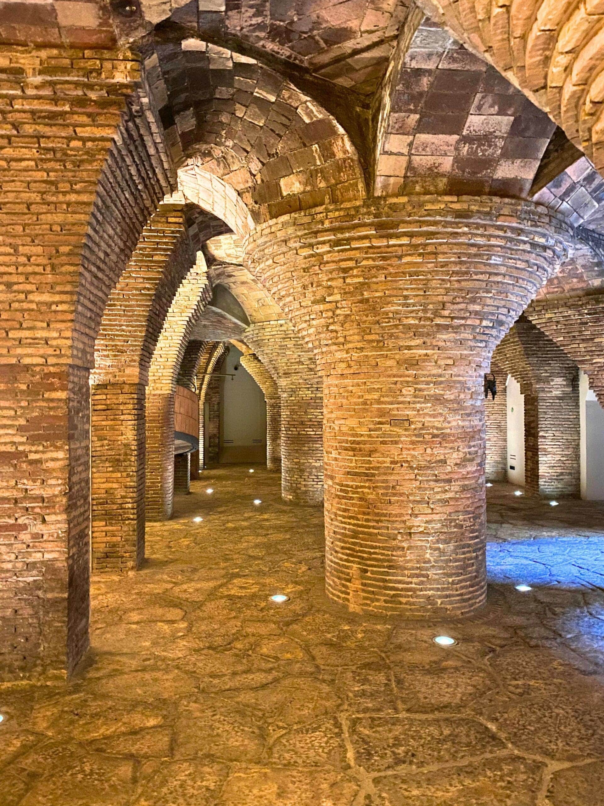 How to Spend 3 Days in Barcelona: A First-Timer's Travel Itinerary 42 brick pillars basement palau guell barcelona