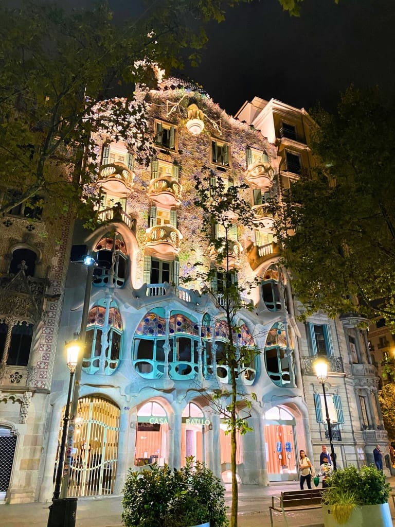 How to Spend 3 Days in Barcelona: A First-Timer's Travel Itinerary 3 casa batllo barcelona illuminated night