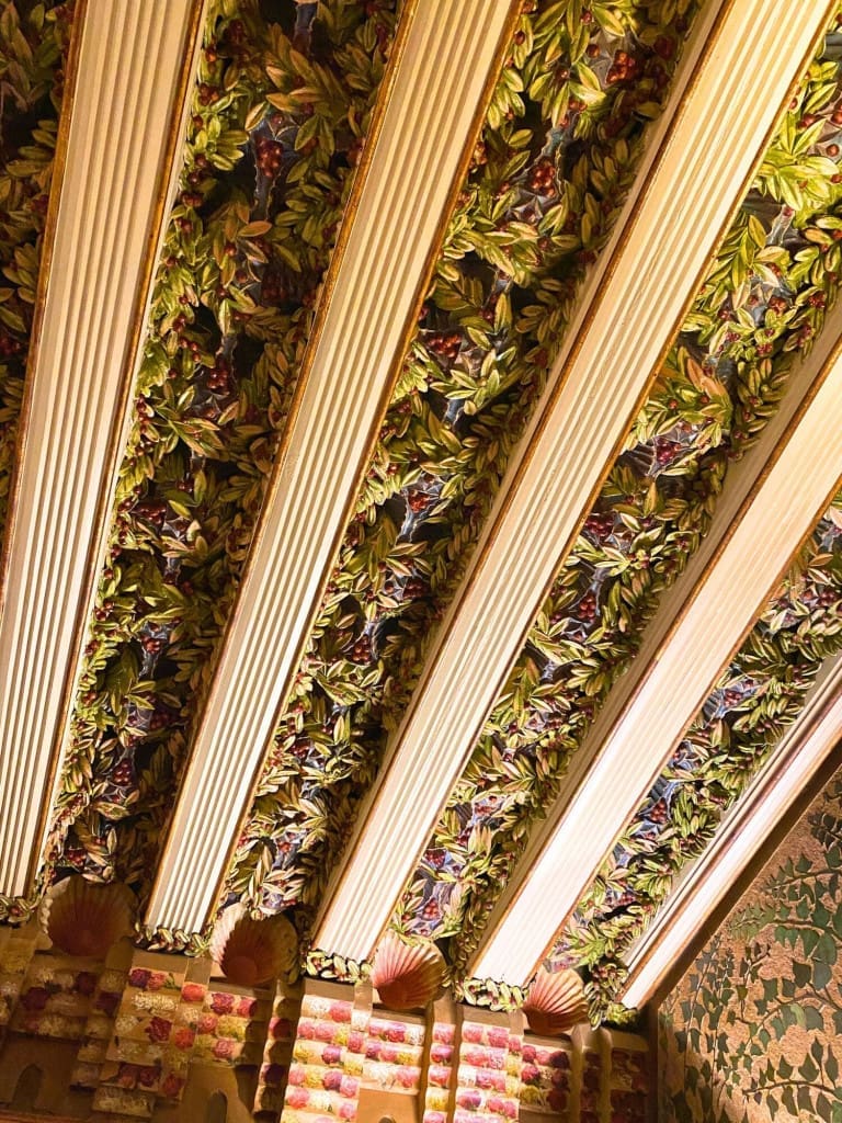 How to Spend 3 Days in Barcelona: A First-Timer's Travel Itinerary 21 casa vicens leaf berry ceiling barcelona
