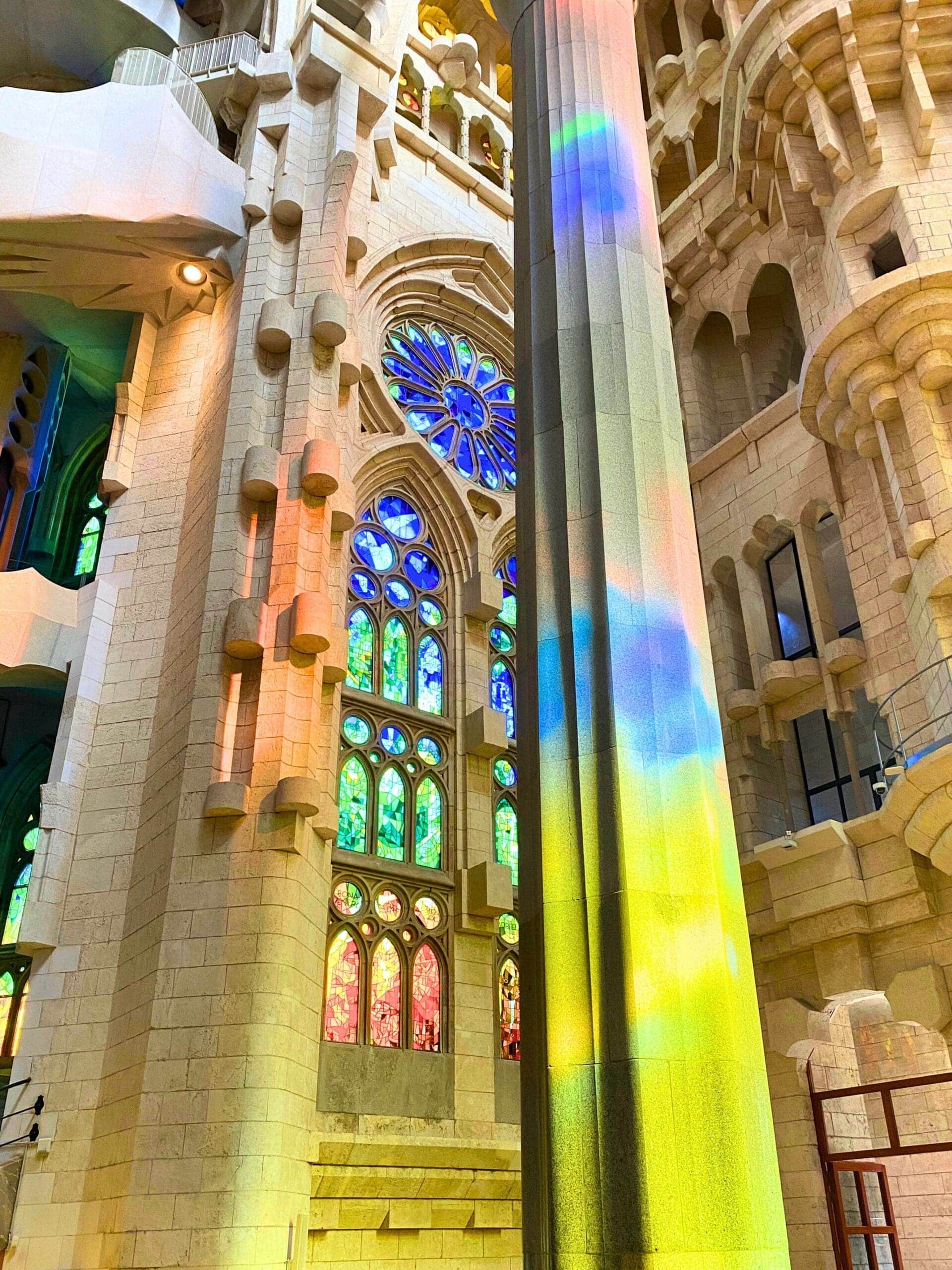 How to Spend 3 Days in Barcelona: A First-Timer's Travel Itinerary 52 column sagrada familia basilica barcelona illuminated