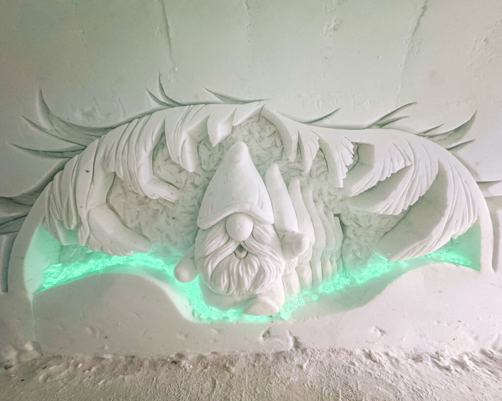 Rovaniemi in Winter: How to Build a First-Timer's Itinerary for Finnish Lapland 104 elf snow sculpture at snowman world