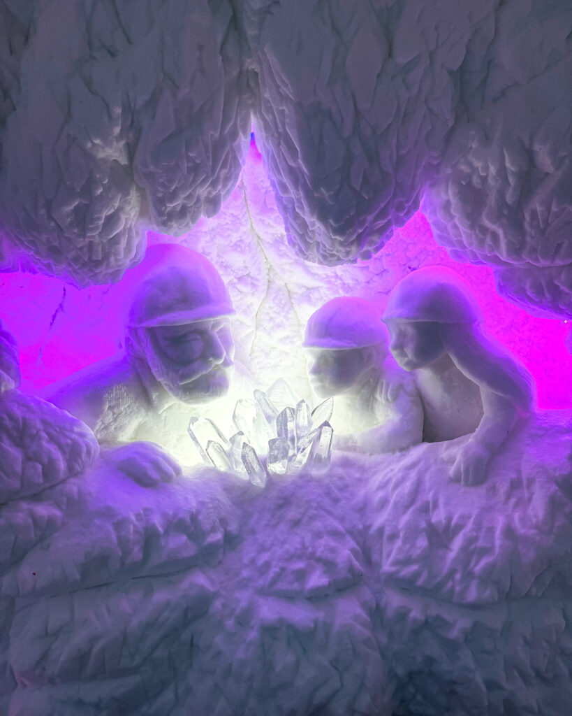 Rovaniemi in Winter: How to Build a First-Timer's Itinerary for Finnish Lapland 122 miners snow sculptures ice restaurant