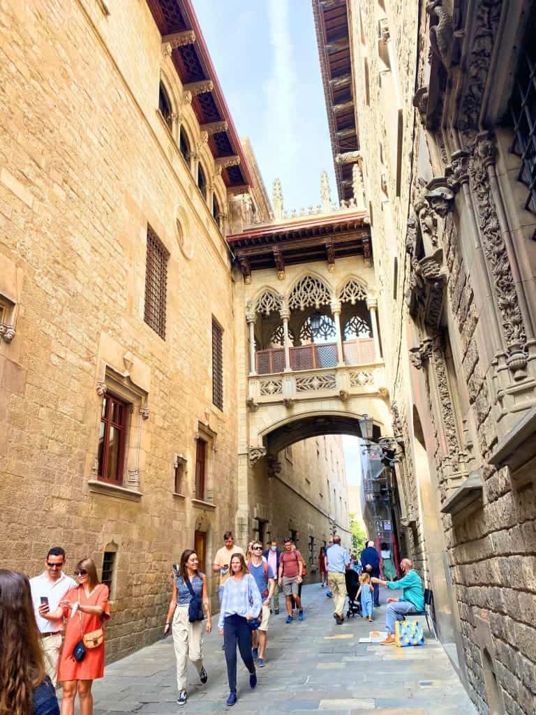 12 Days in Portugal and Spain: How to Plan a Itinerary for the Iberian Peninsula 44 Bridge of the Bishop in a beautiful Barcelona, Spain