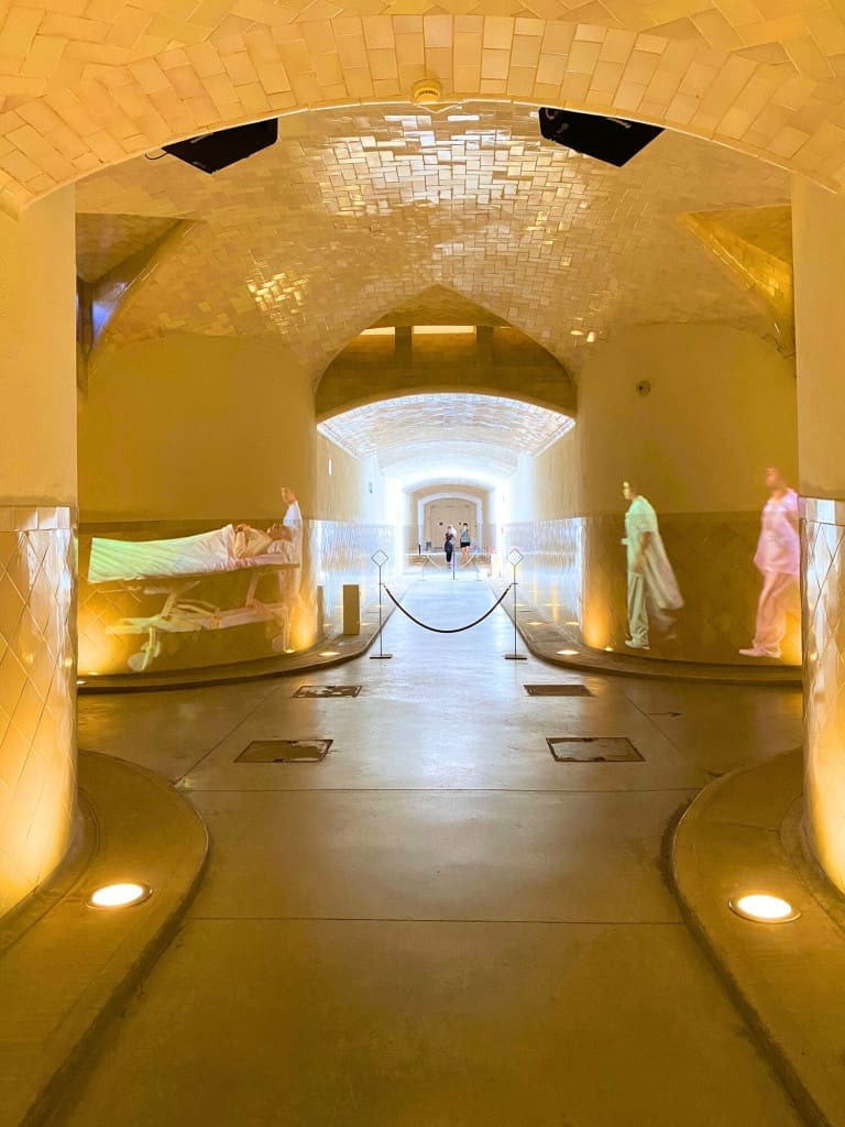 How to Spend 3 Days in Barcelona: A First-Timer's Travel Itinerary 65 projections underground tunnel sant pau recinte modernista barcelona
