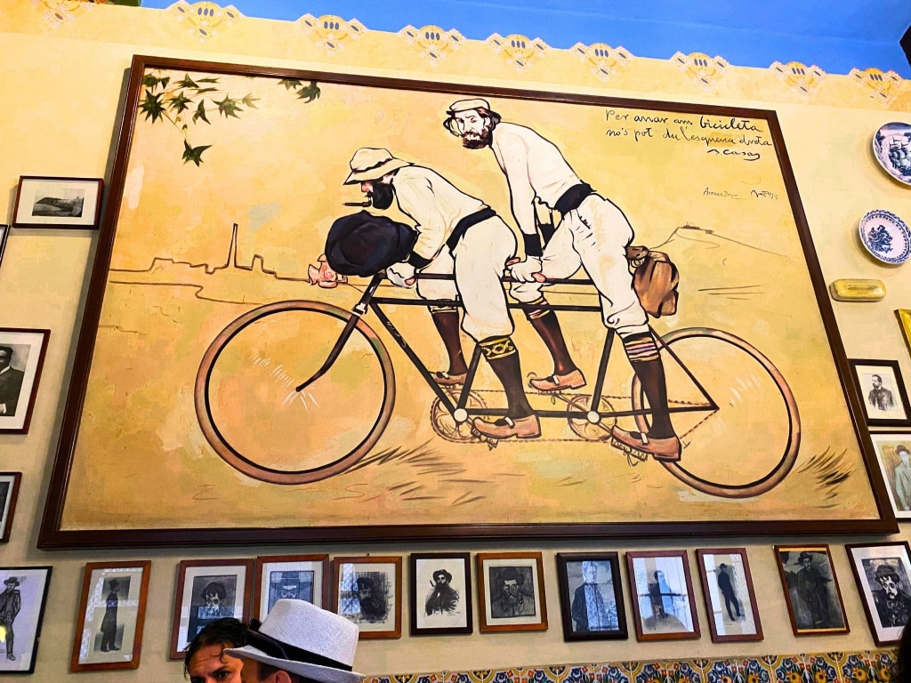 How to Spend 3 Days in Barcelona: A First-Timer's Travel Itinerary 73 ramon casas pere romeu tandem els quatre gats barcelona