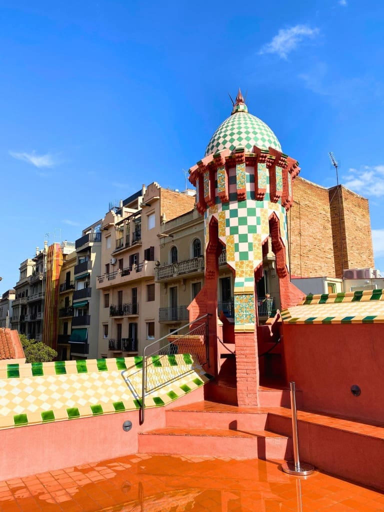 How to Spend 3 Days in Barcelona: A First-Timer's Travel Itinerary 20 roof terrace tower casa vicens barcelona