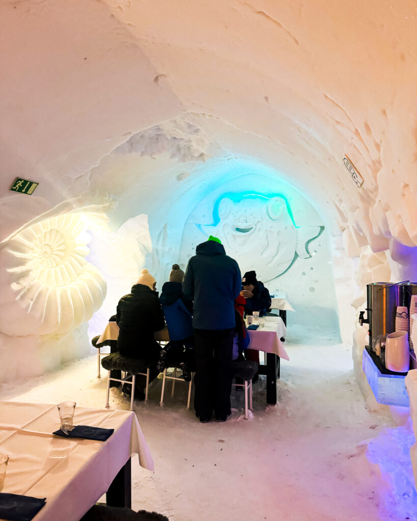 Rovaniemi in Winter: How to Build a First-Timer's Itinerary for Finnish Lapland 111 snowman world ice restaurant pupperfish snow sculpture