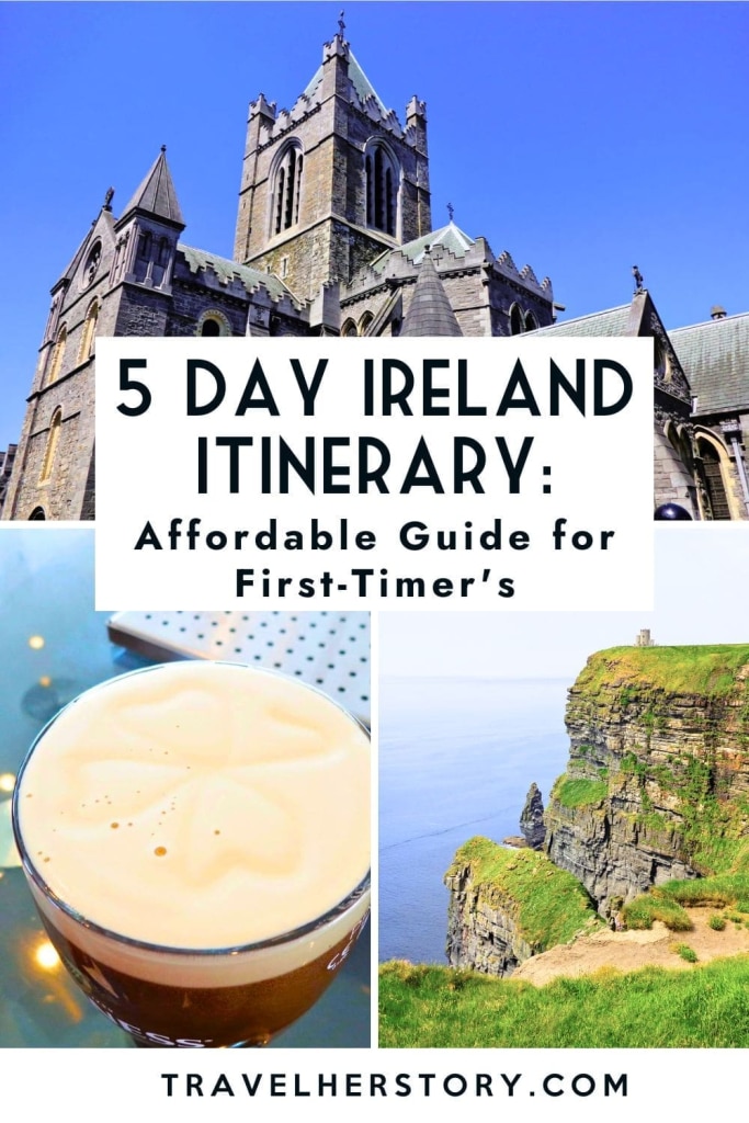 5 Day Ireland Itinerary for First-Time Visitors Without a Car 31 5 Day Ireland Itinerary Affordable Guide for First-Timer's Pin