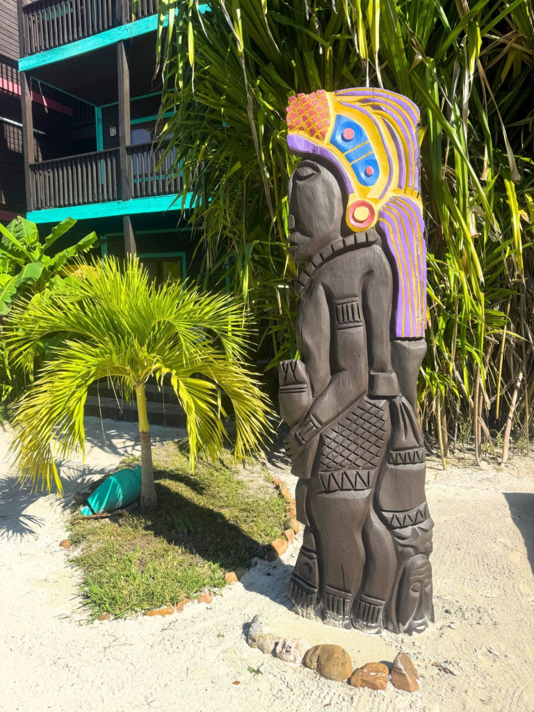 X'tan Ha Resort: Review of My Stay at Ambergris Caye, Belize's Hidden Gem 26 mayan totem x tan ha resort ambergris caye belize