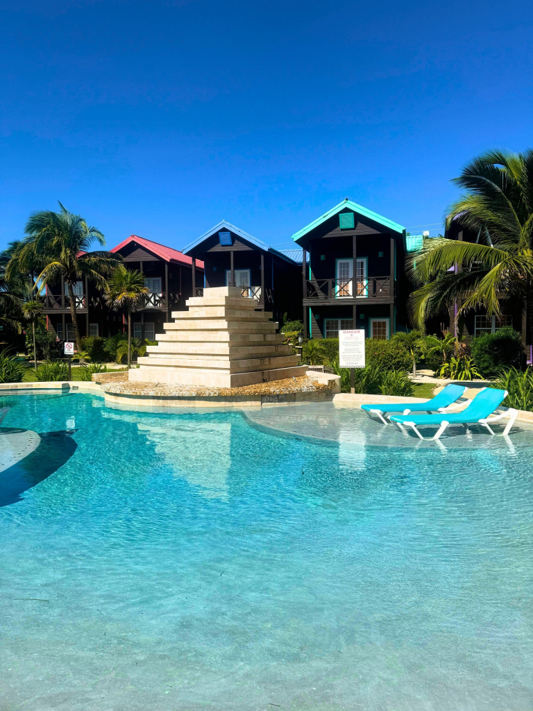 X'tan Ha Resort: Review of My Stay at Ambergris Caye, Belize's Hidden Gem 25 pool stone pyramid x tan ha resort ambergris caye belize